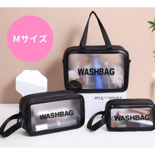 防水クリアポーチ M