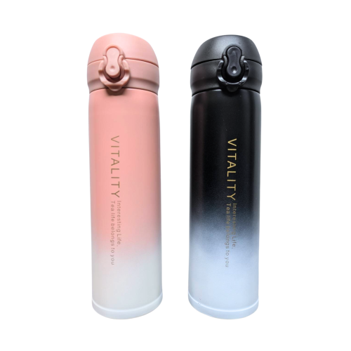 【オイル保温に最適】ステンレスボトル水筒 500ml 真空断熱