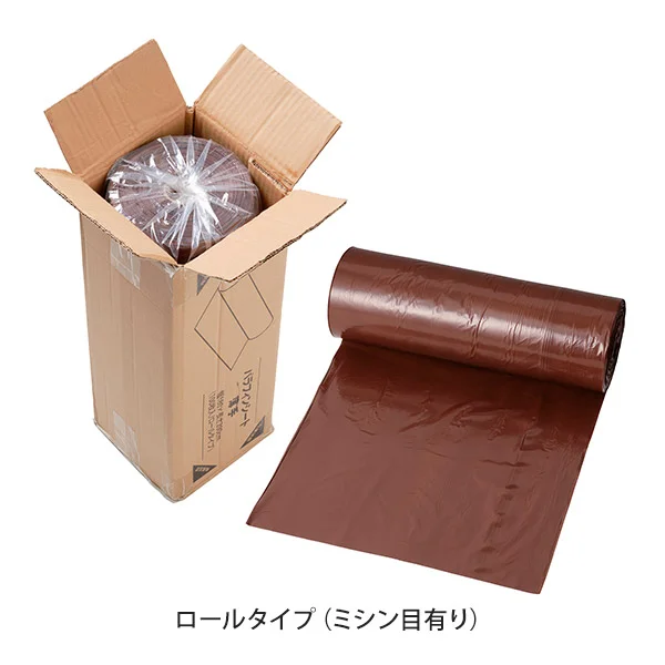 パラフィンシート 薄手 ロールタイプ ブラウン 100枚入り