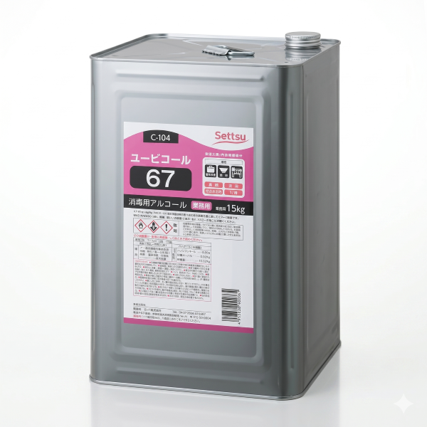 【アルコール製剤】ユービーコール67 15kg