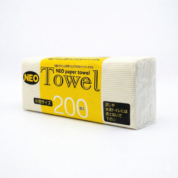フジネオペーパータオル（小判）200枚入