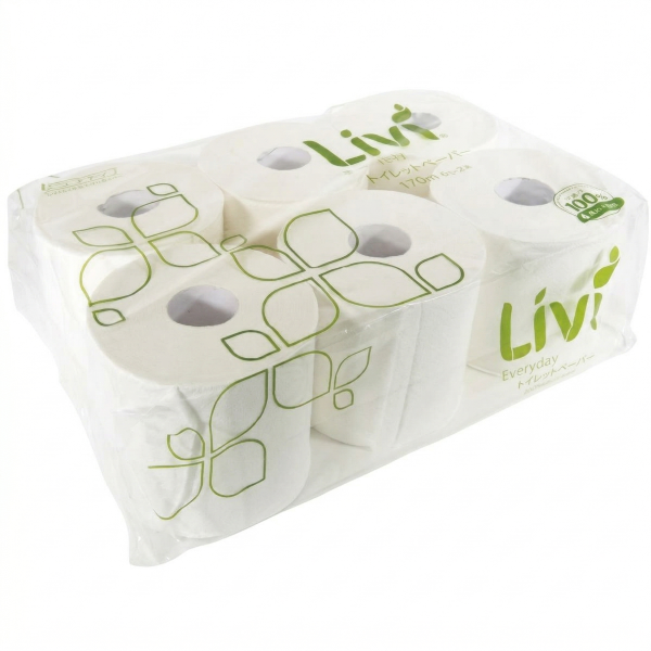 リビィトイレットペーパー170m シングル 1パック 6個入