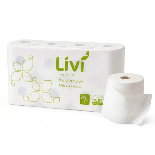 リビィトイレットペーパー170m シングル 1パック 6個入