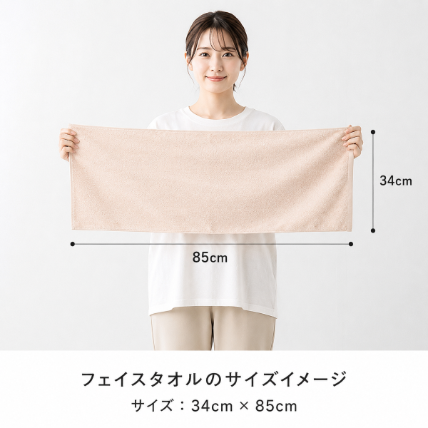 エコマイクロファイバー フェイスタオル (256匁) 6枚入り