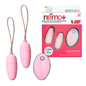 nemoプラス ネオワイヤレス リモコンローター（ローター×2個バージョン） ピンク